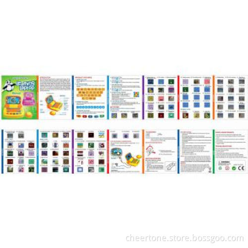 color screen educational toys kids learning laptop